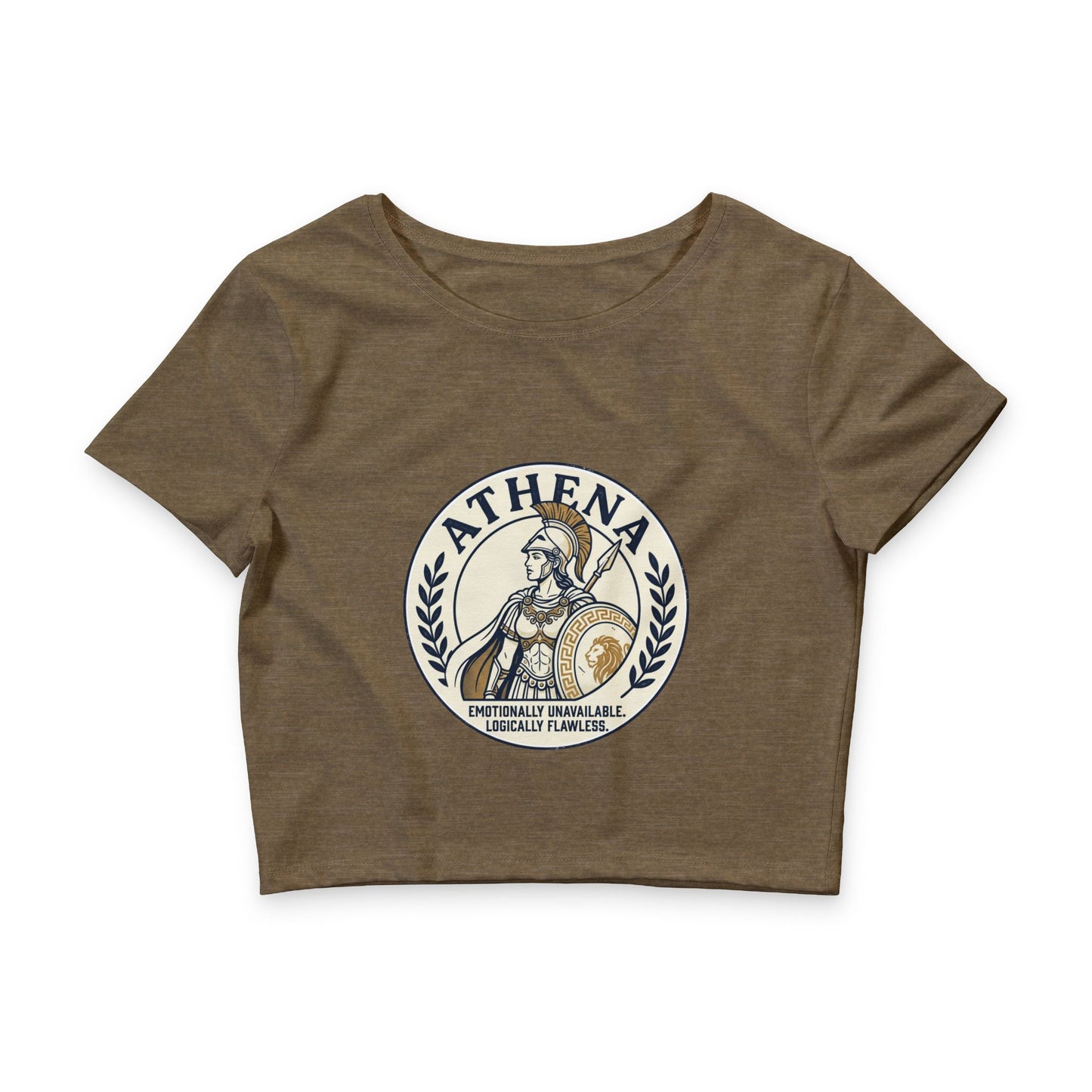 Athena-Emotionally unavailable Women’s Crop Tee