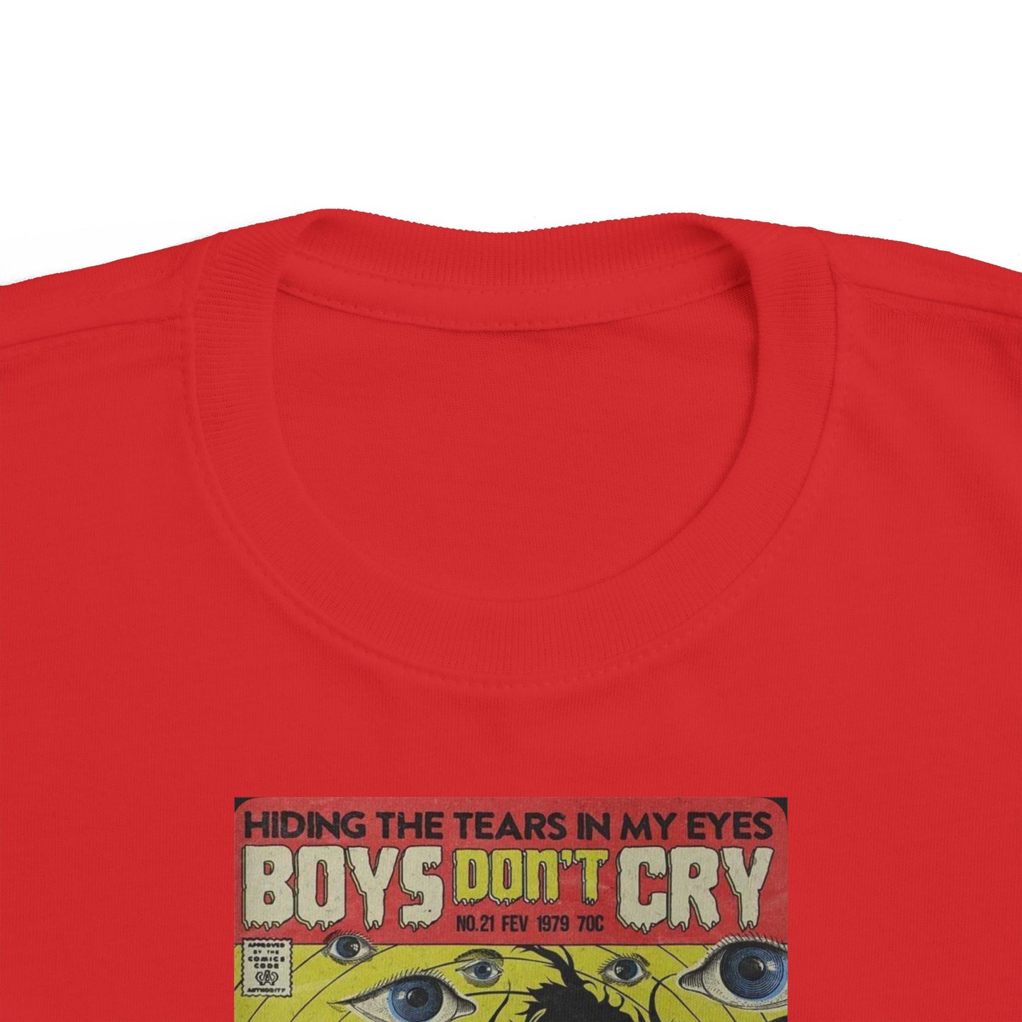 Boys Dont Cry Toddler Jersey Tee