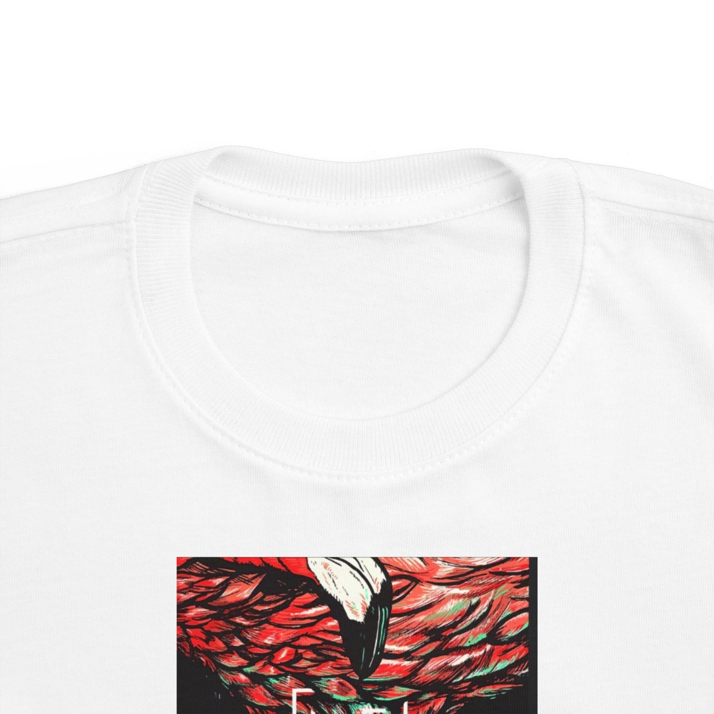 Flamingo Band Shirt for Toddlers- Jersey Tee