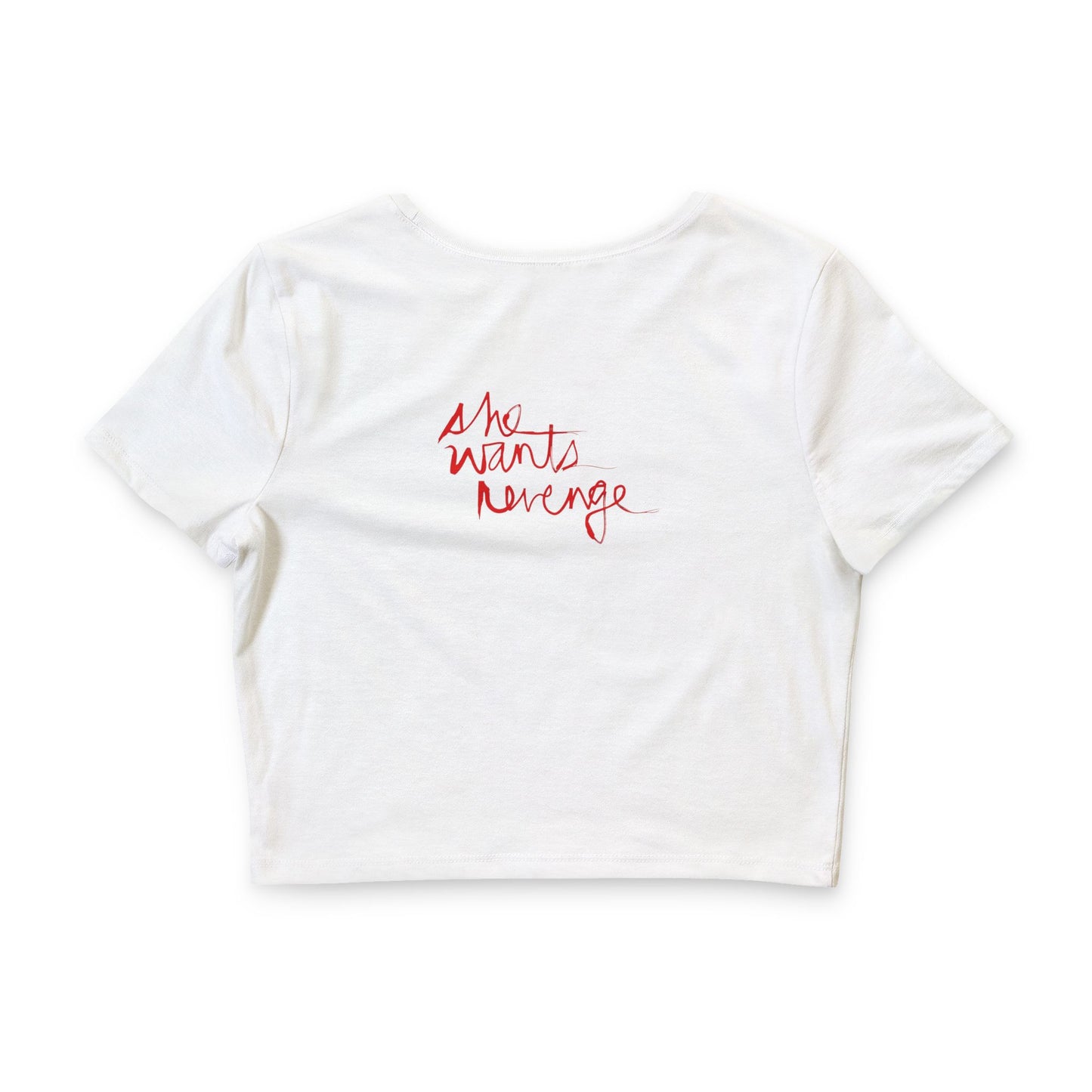 Retro Tattoo She Wants Revenge Women’s  Crop Tee