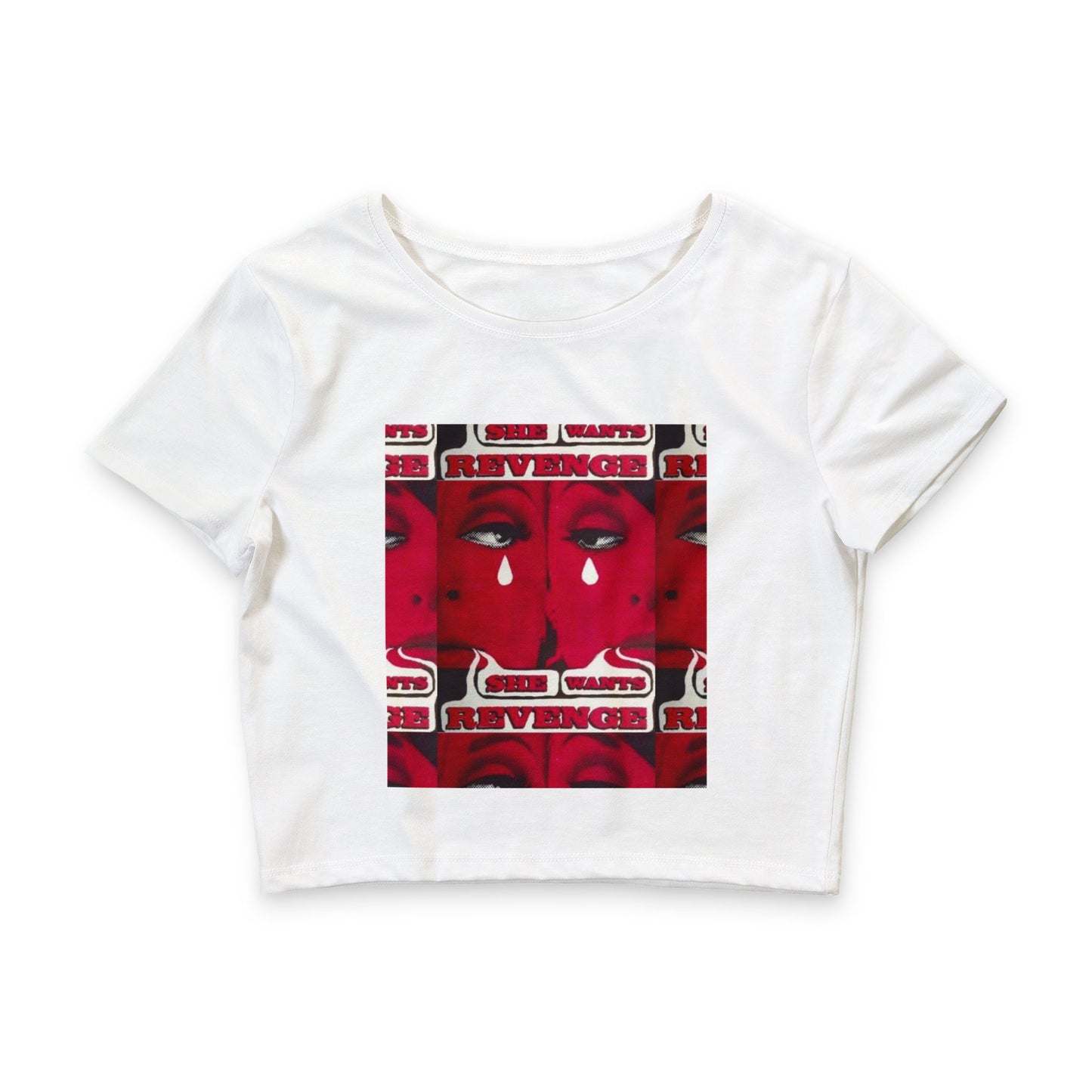 She Wants Revenge- Women’s  Crop Tee