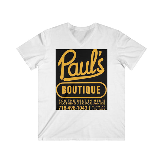 Pauls Boutique Mens Fitted V-Neck Short Sleeve Tee