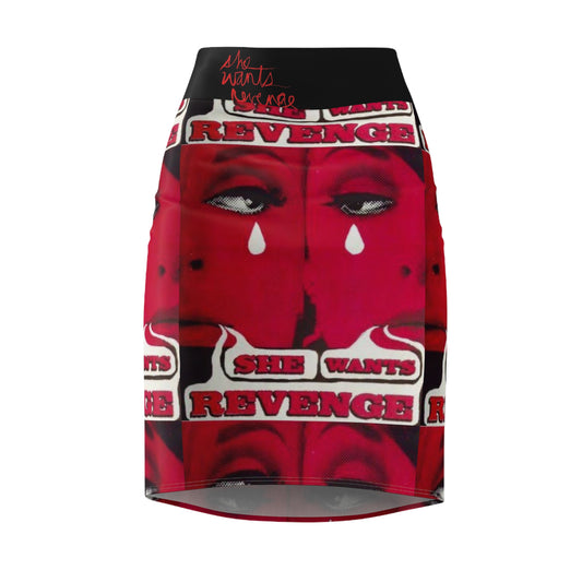 Blood Drip She wants Revenge Womens skirt