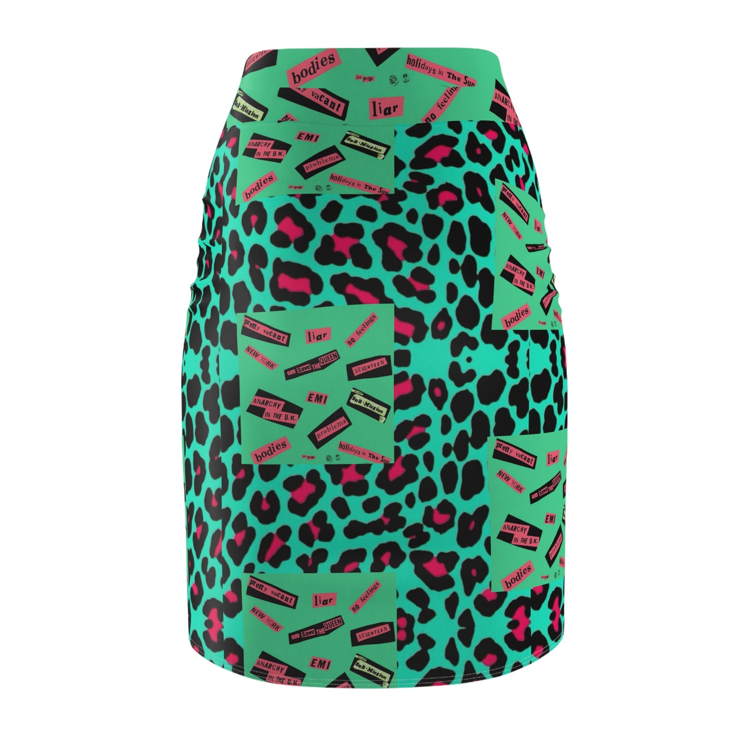 Punk leopard  Womens skirt