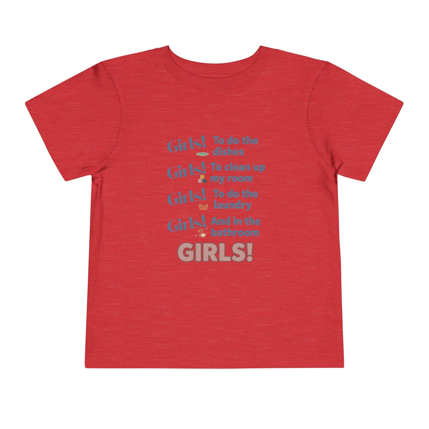 Girls- To clean up my Room- Toddler Short Sleeve Tee
