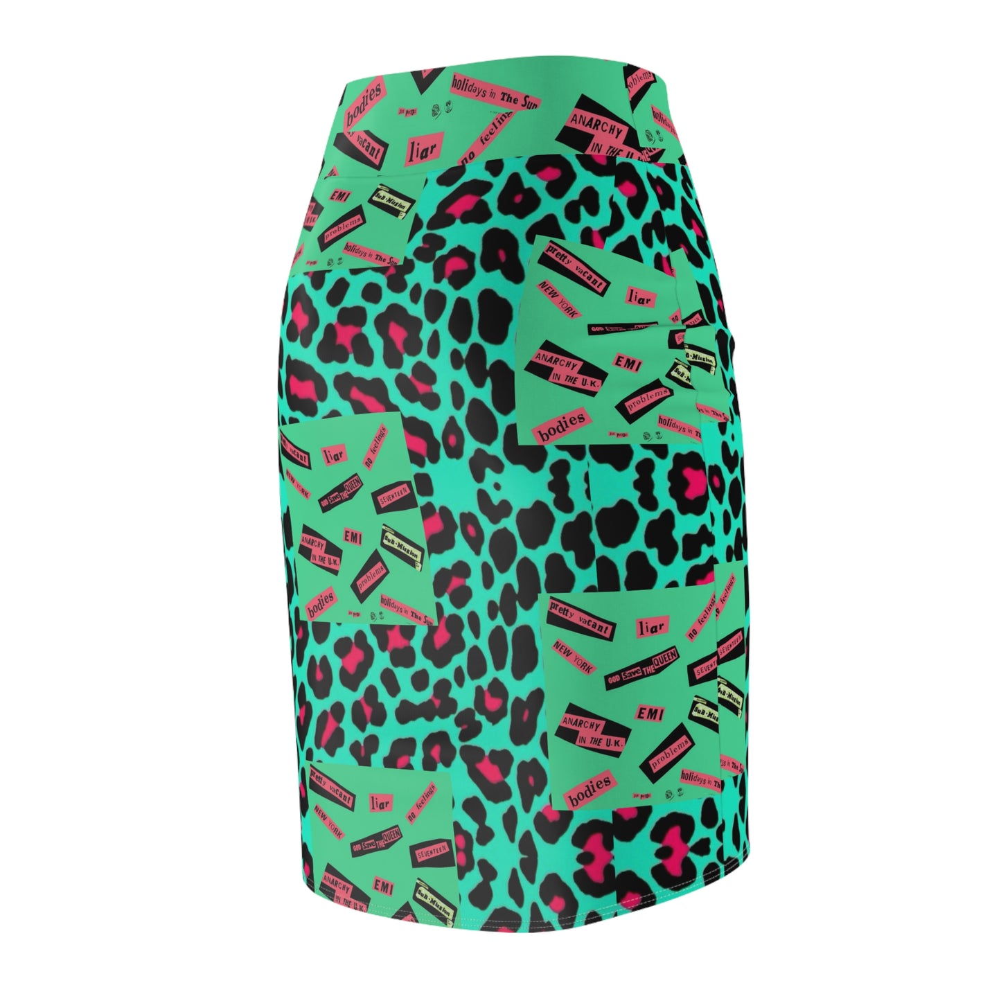Punk leopard  Womens skirt