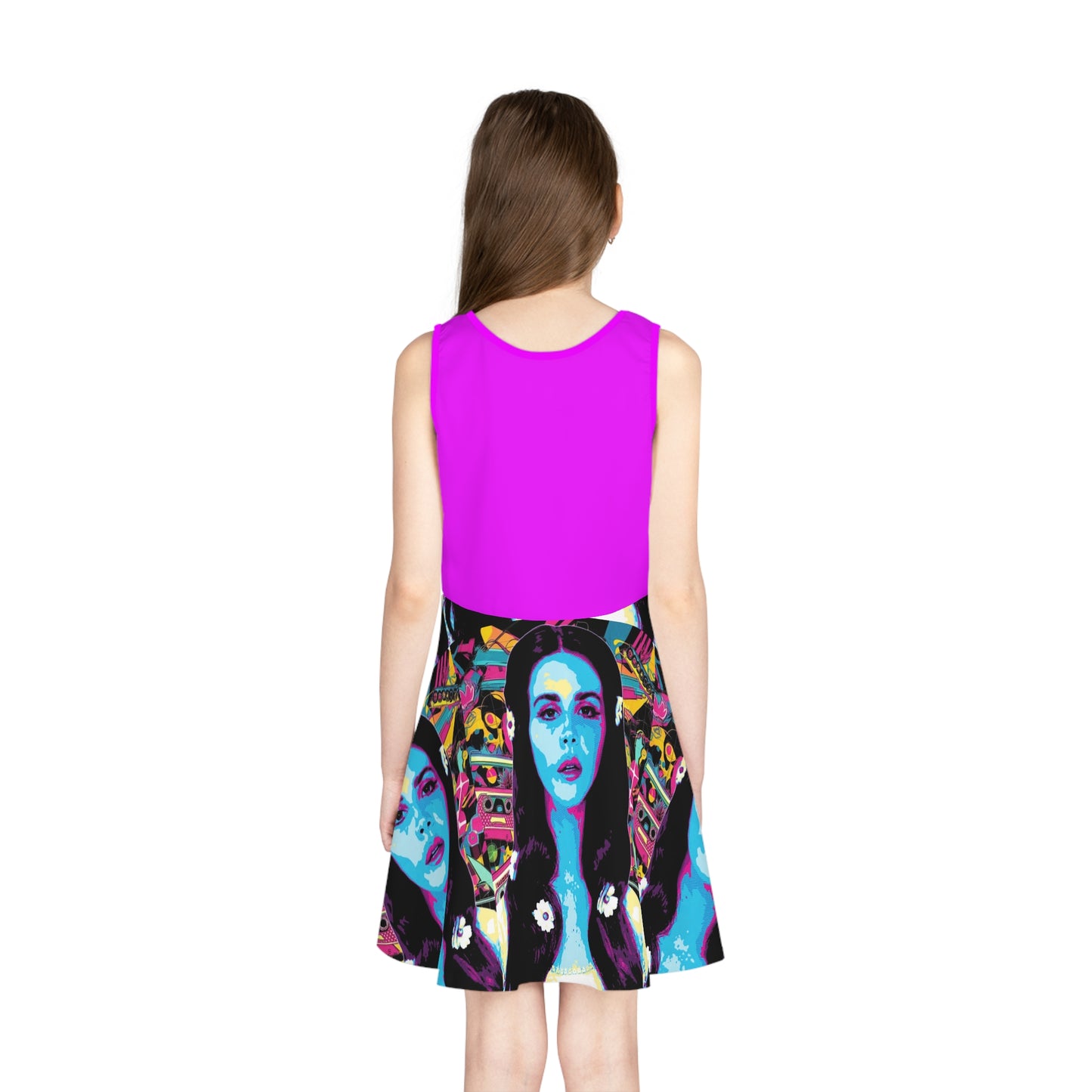 Psychedelic Lana  Sleeveless Sundress