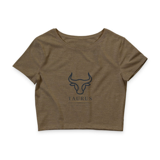 Zodiac Energy Collection: Taurus- Women’s Crop Tee