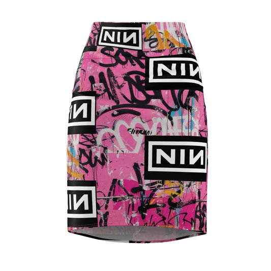 NIN Graffiti  Womens skirt