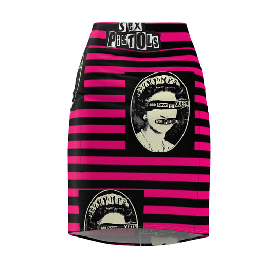 Stripped God Save Womens skirt
