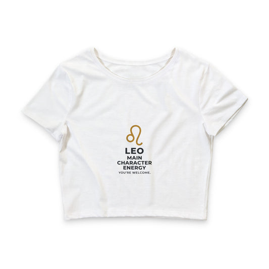 Copy of Zodiac Energy Collection: Leo- Women’s  Crop Tee