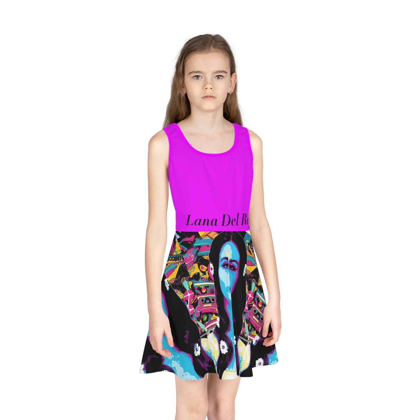 Psychedelic Lana  Sleeveless Sundress