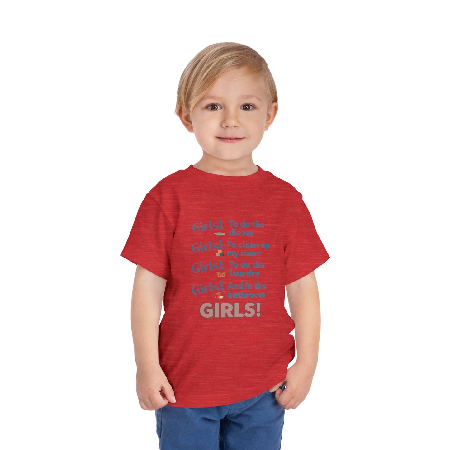 Girls- To clean up my Room- Toddler Short Sleeve Tee