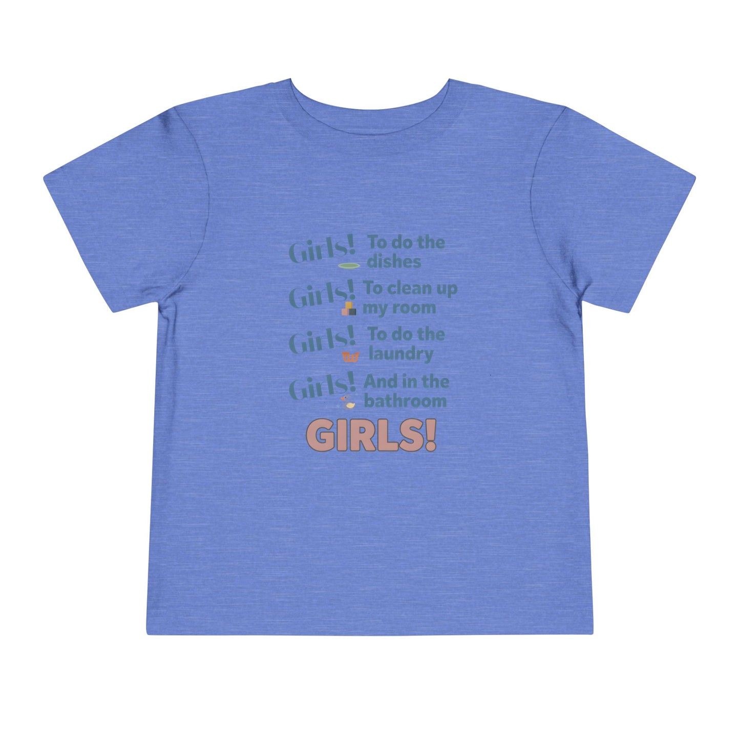 Girls- To clean up my Room- Toddler Short Sleeve Tee