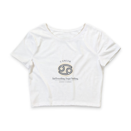 Zodiac Energy Collection: Cancer- Women’s  Crop Tee