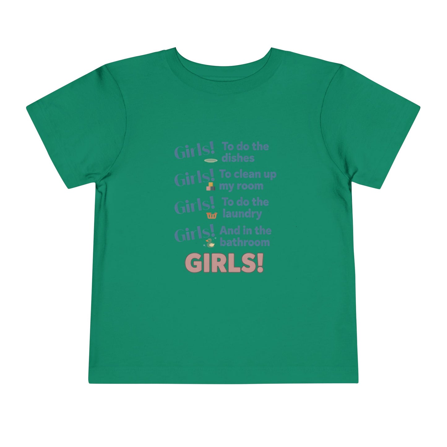 Girls- To clean up my Room- Toddler Short Sleeve Tee