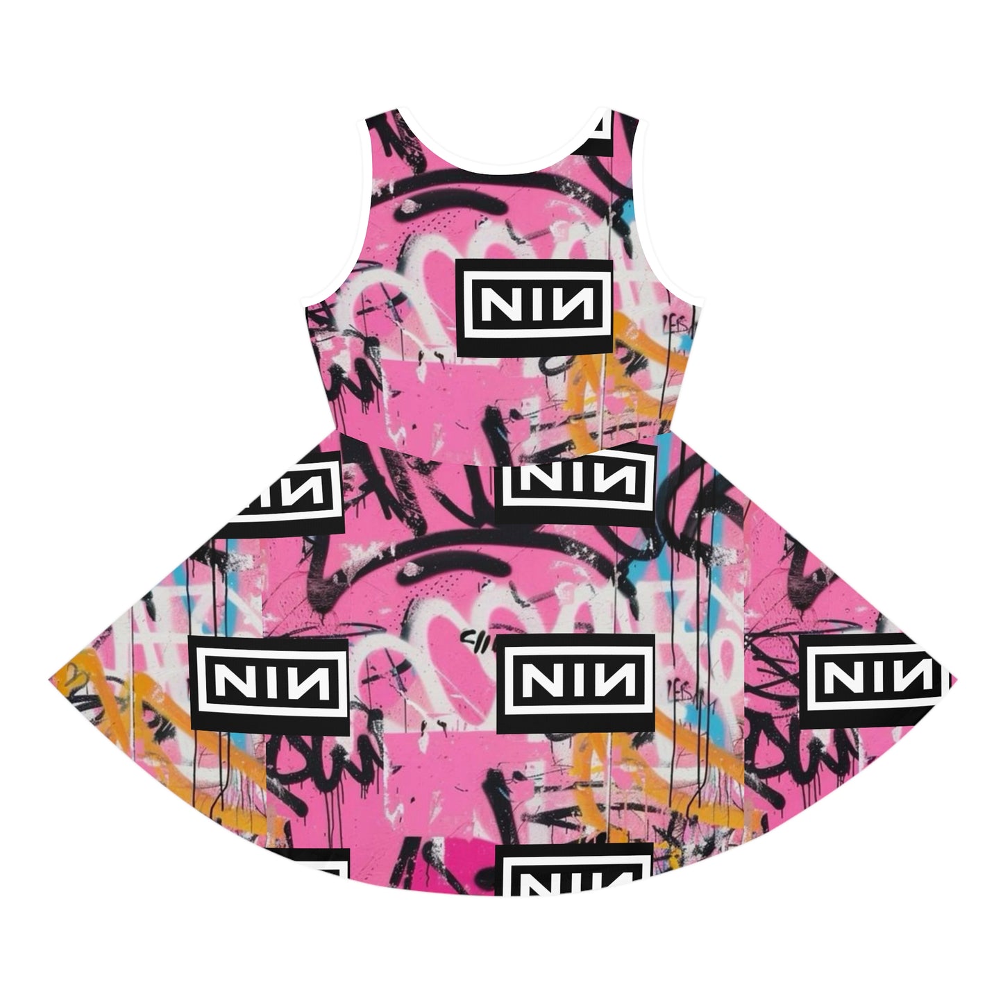 Graffiti NIN Girls' Sleeveless Sundress