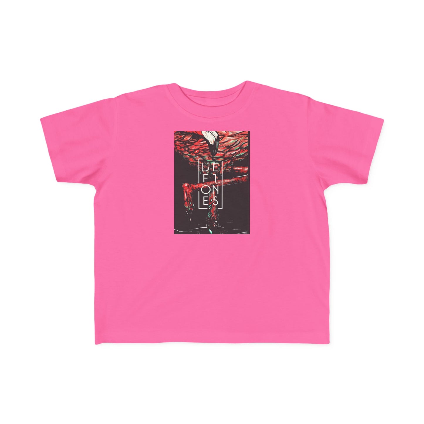 Flamingo Band Shirt for Toddlers- Jersey Tee