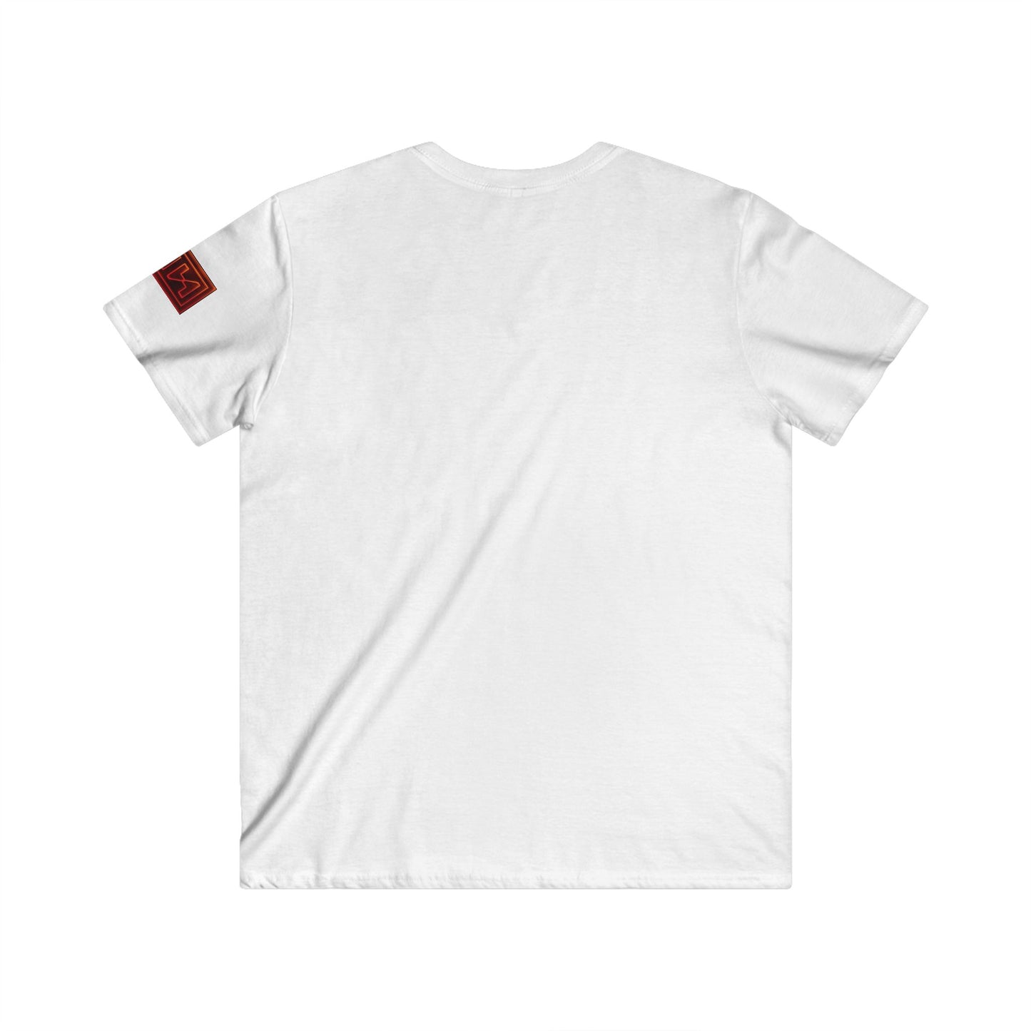 Mens NIN drip Fitted V-Neck Short Sleeve Tee
