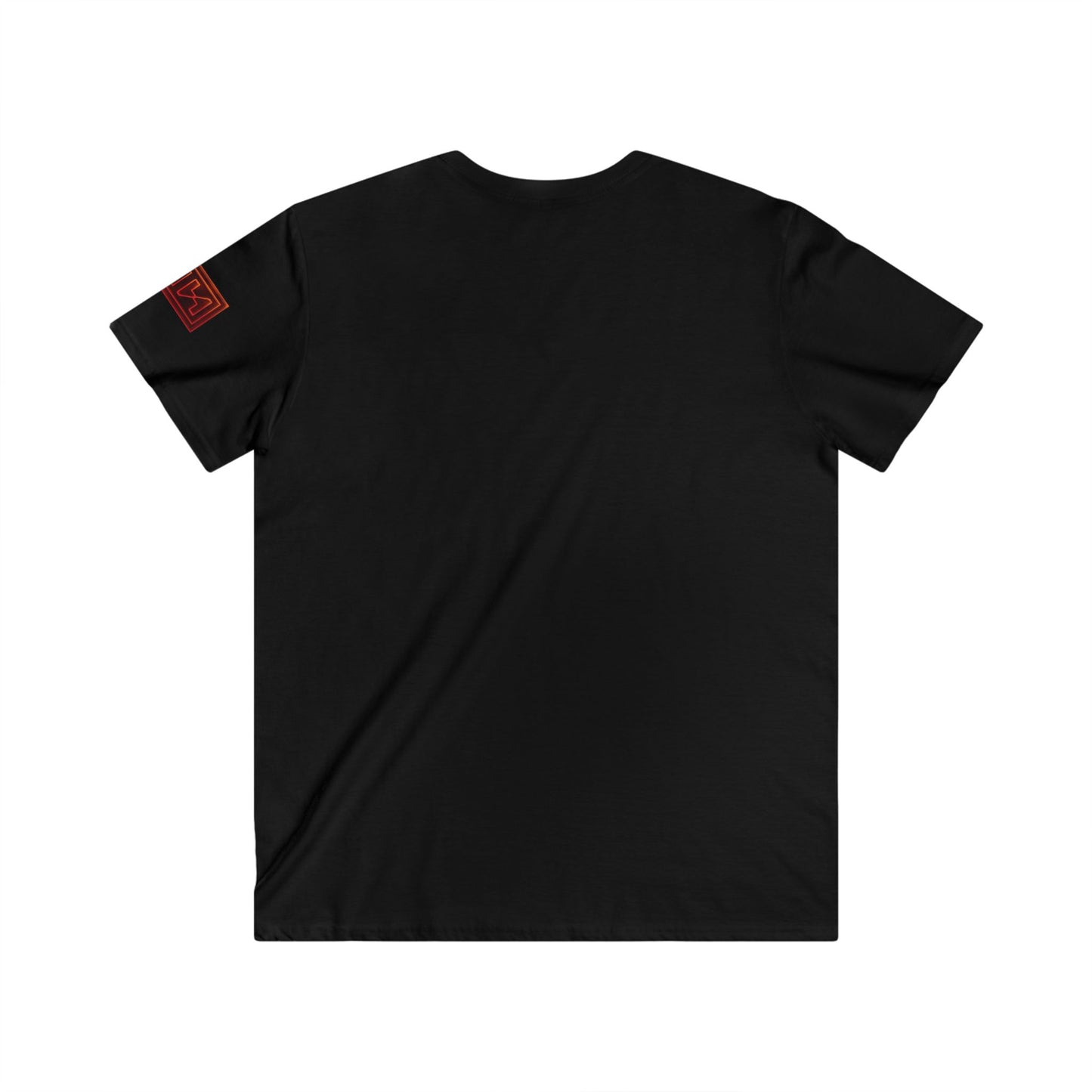 Mens NIN drip Fitted V-Neck Short Sleeve Tee