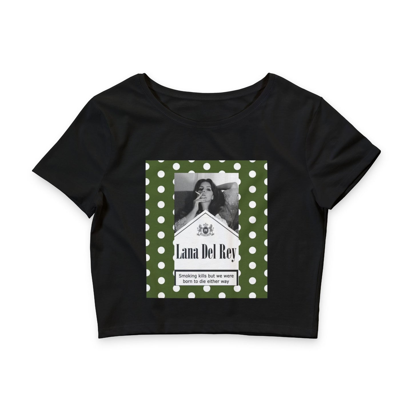 Lana Cigarette - Women’s  Crop Tee