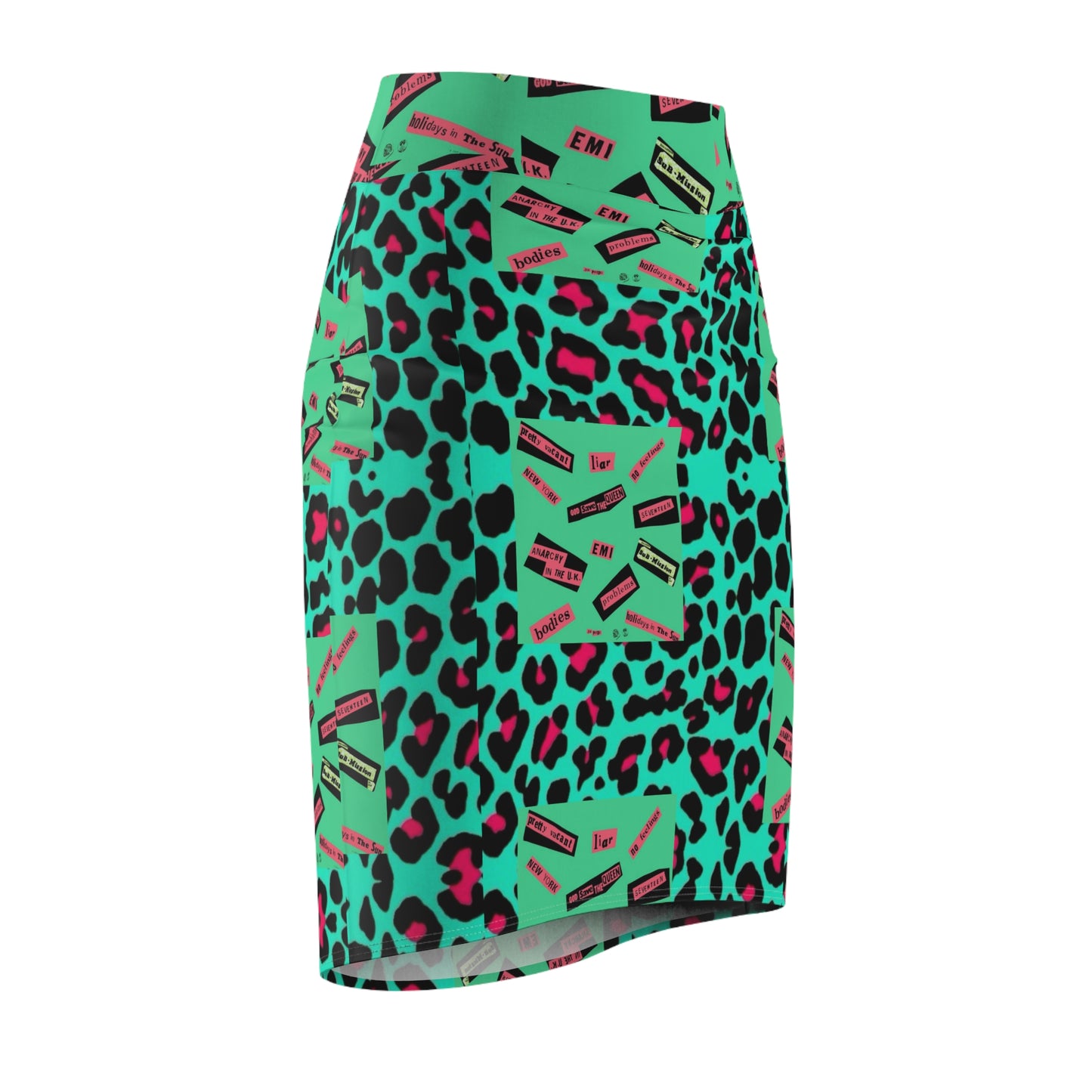 Punk leopard  Womens skirt