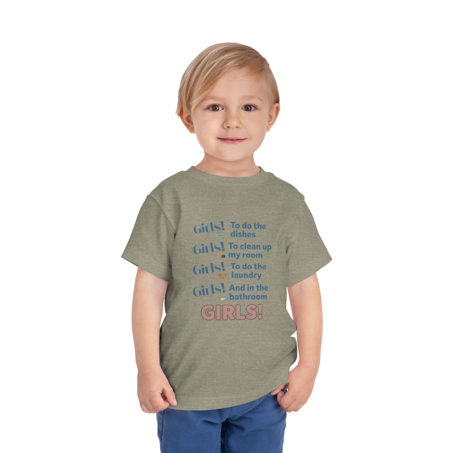 Girls- To clean up my Room- Toddler Short Sleeve Tee