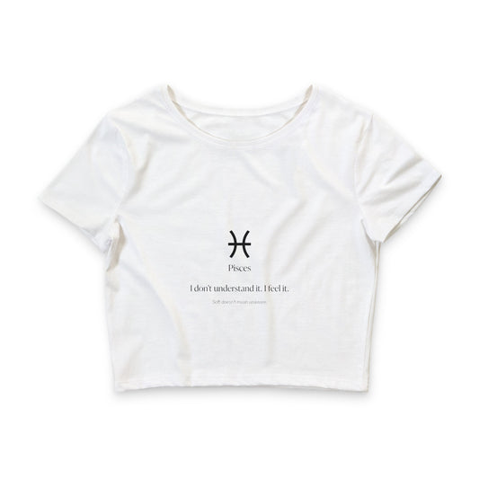 Zodiac Energy Collection: Pisces- Women’s  Crop Tee
