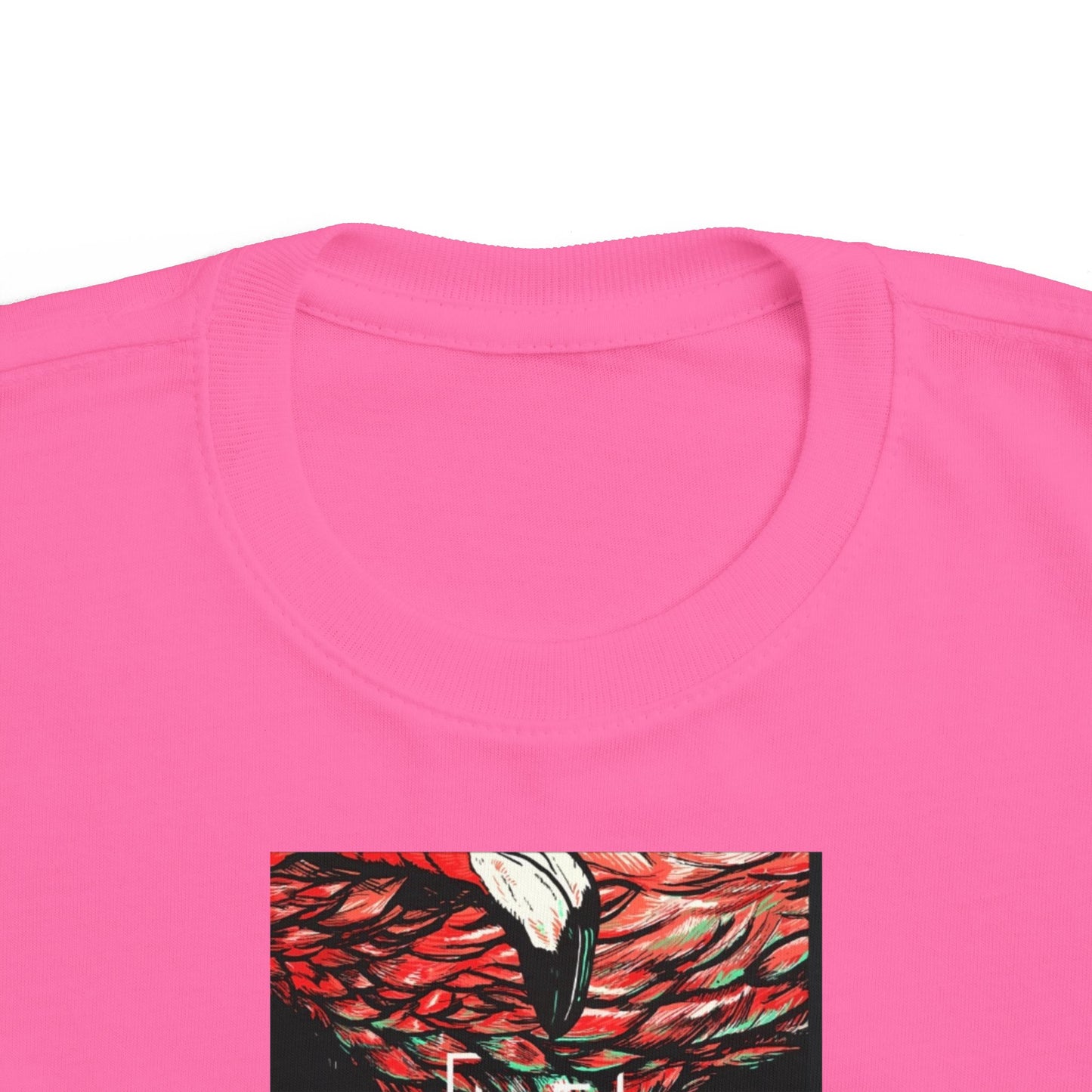 Flamingo Band Shirt for Toddlers- Jersey Tee