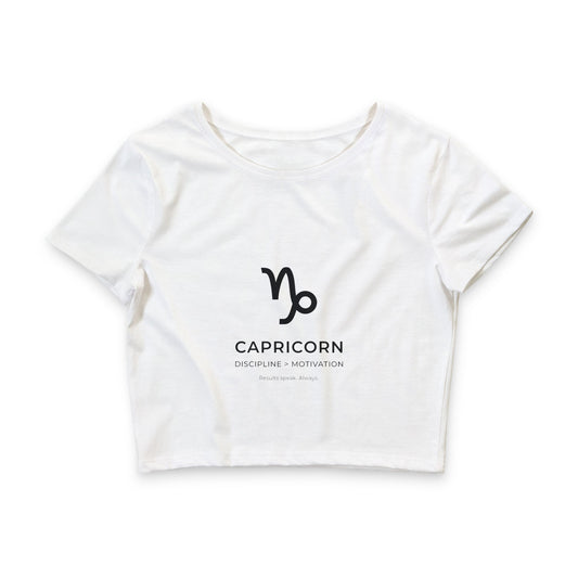 Zodiac Energy Collection: Capricorn- Women’s  Crop Tee