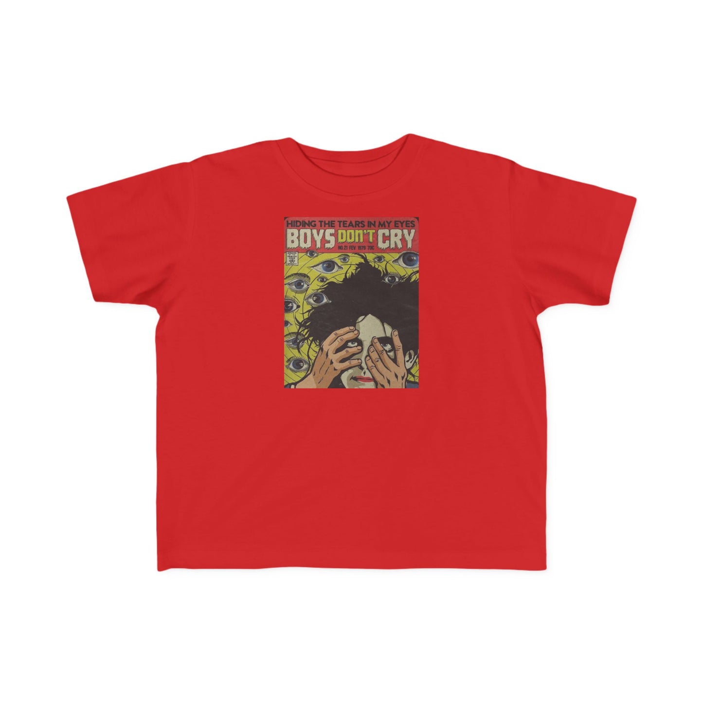 Boys Dont Cry Toddler  Jersey Tee