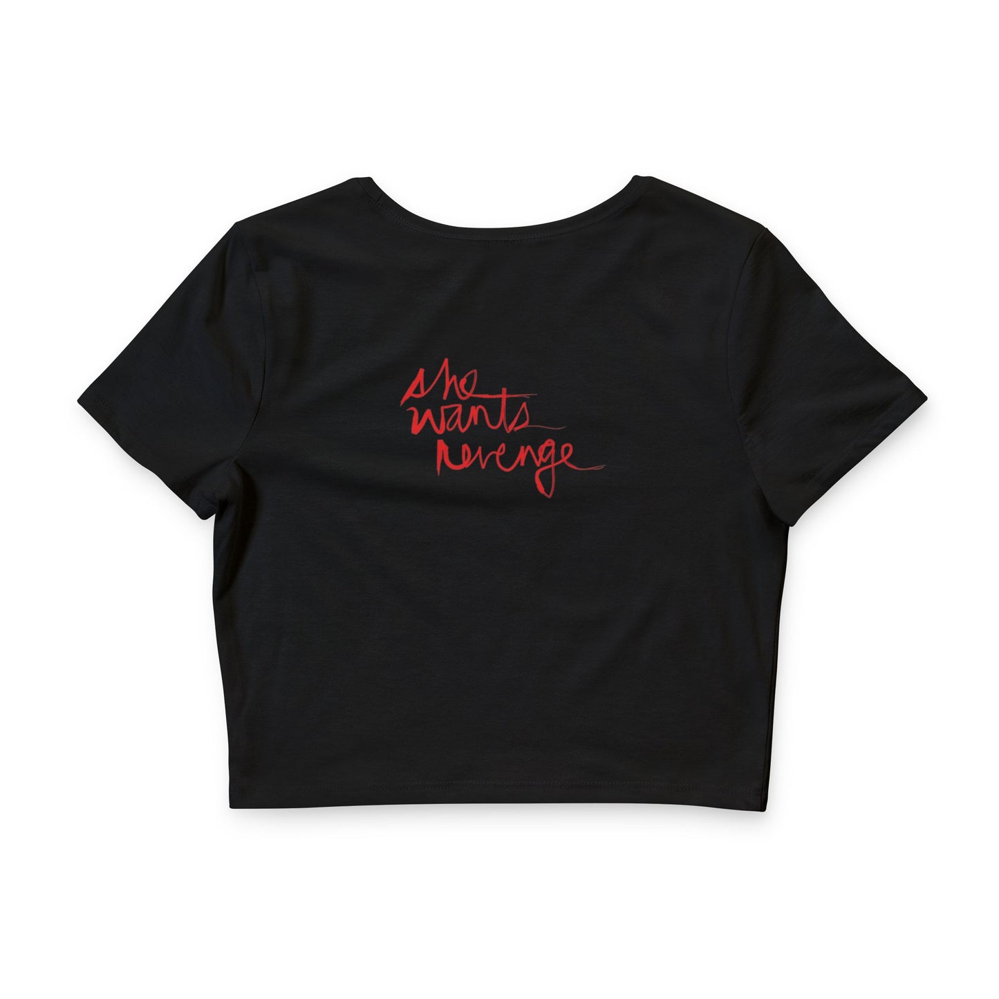 Retro Tattoo She Wants Revenge Women’s  Crop Tee