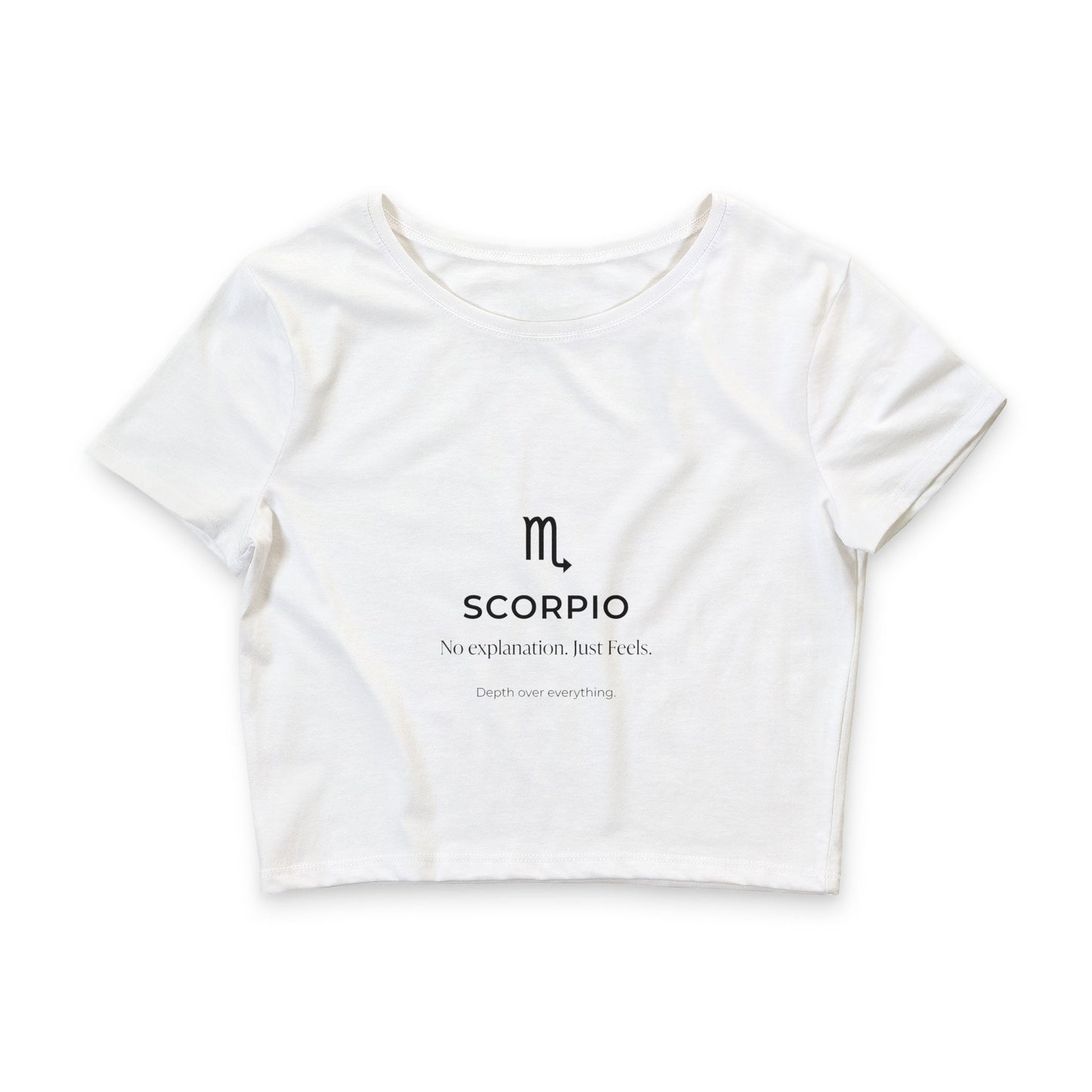 Zodiac Energy Collection: Scorpio- Women’s  Crop Tee