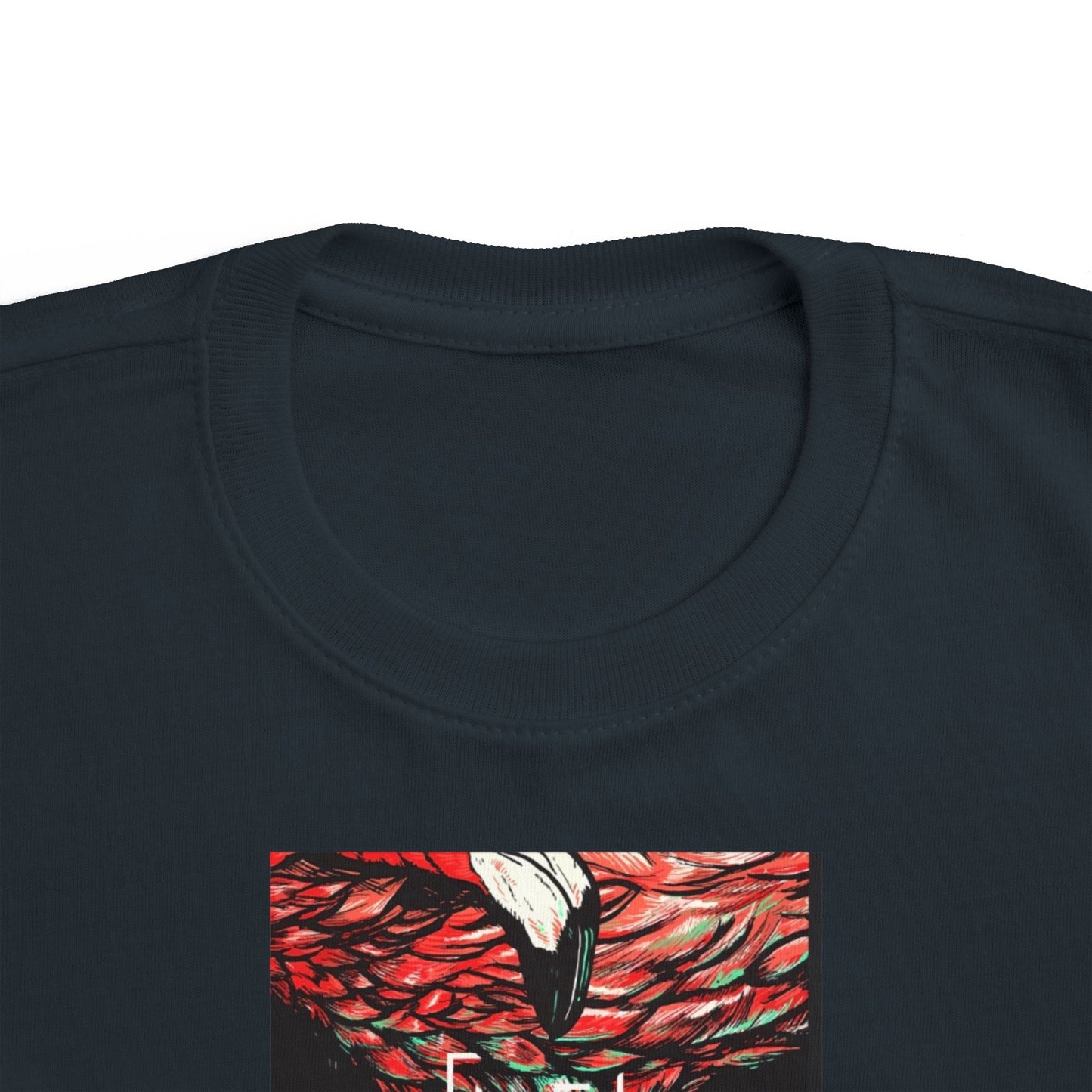 Flamingo Band Shirt for Toddlers- Jersey Tee