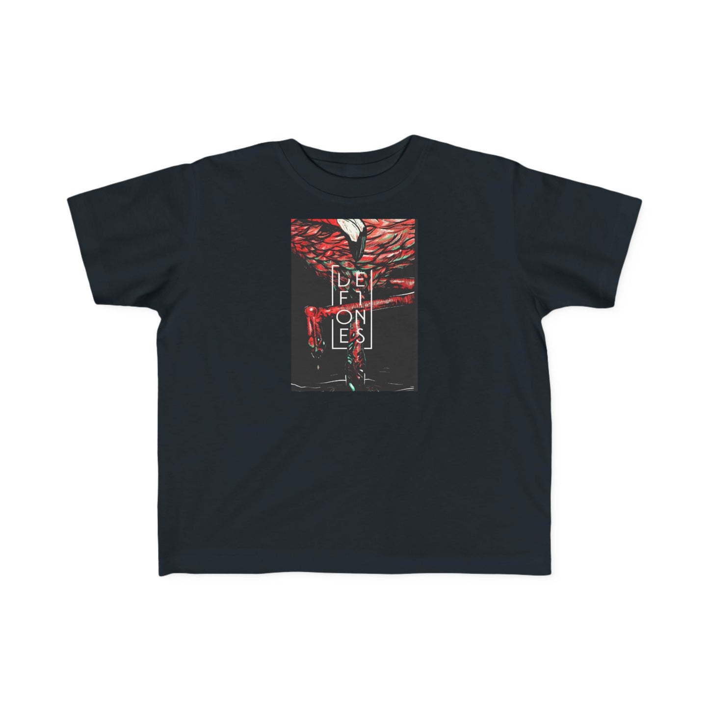 Flamingo Band Shirt for Toddlers- Jersey Tee