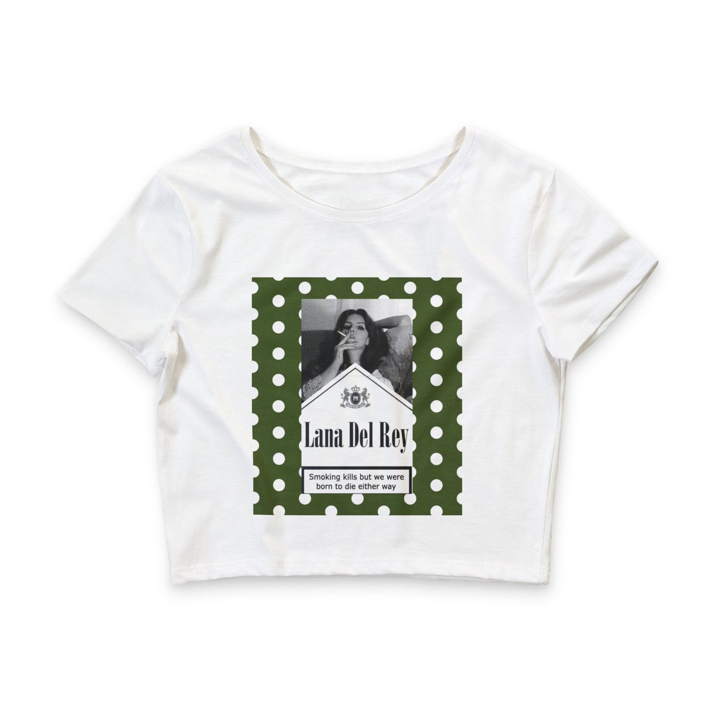 Lana Cigarette - Women’s  Crop Tee