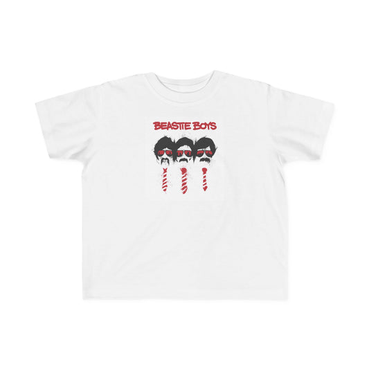 B Boys Red and White Jersey Tee
