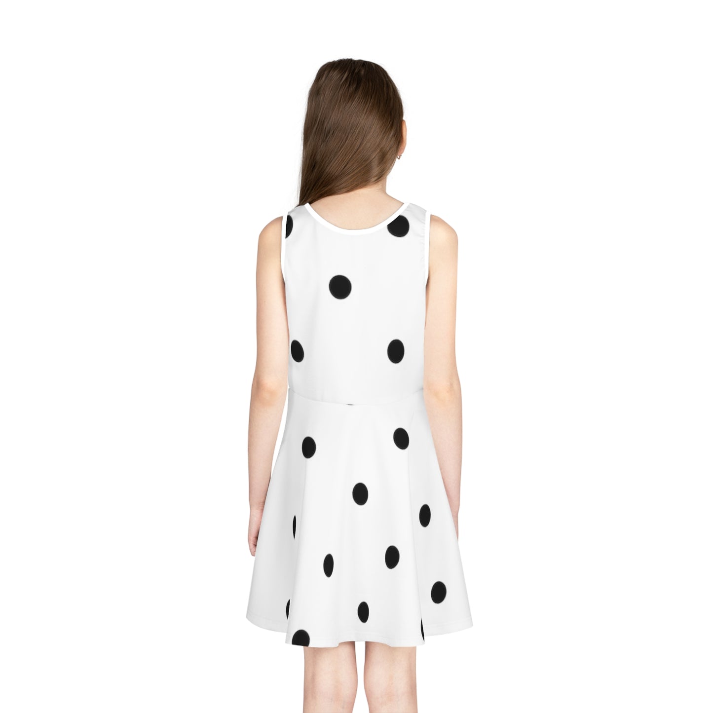 Polka dot Lana Girls Sleeveless Sundress