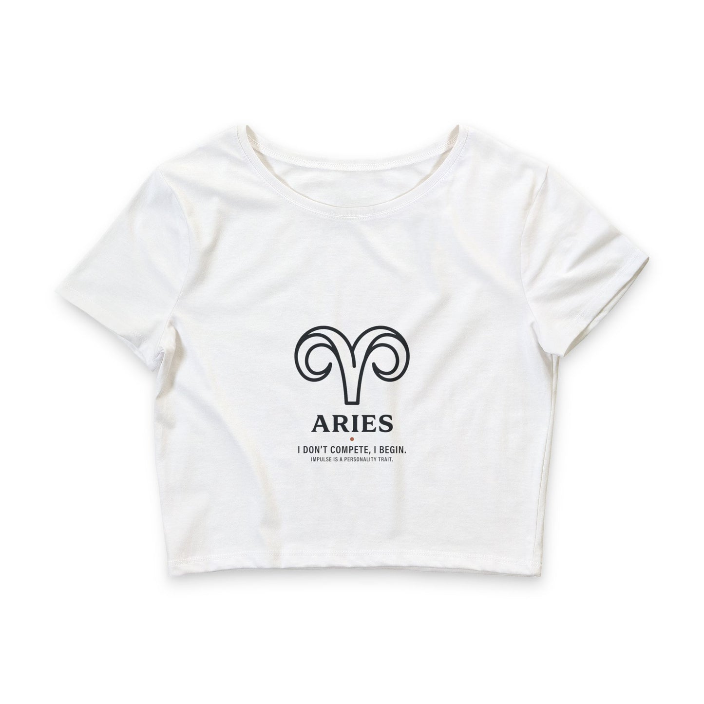 Zodiac Energy Collection: Aries- Women’s  Crop Tee