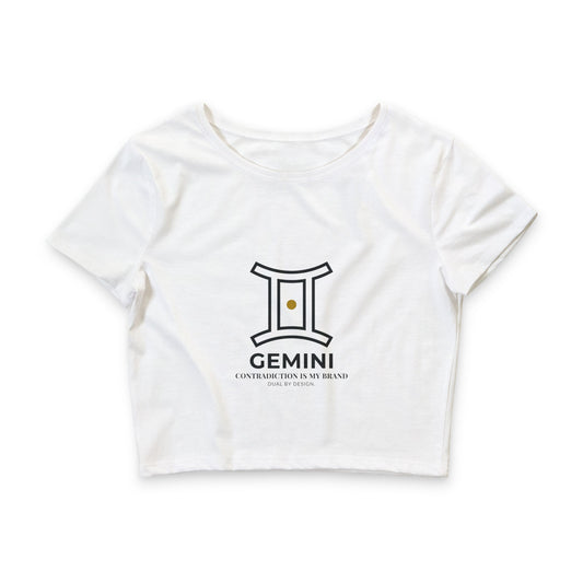 Zodiac Energy Collection: Gemini- Women’s  Crop Tee