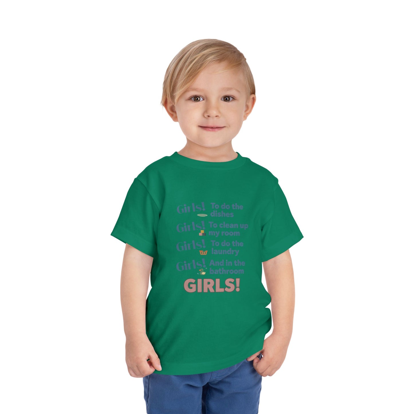 Girls- To clean up my Room- Toddler Short Sleeve Tee