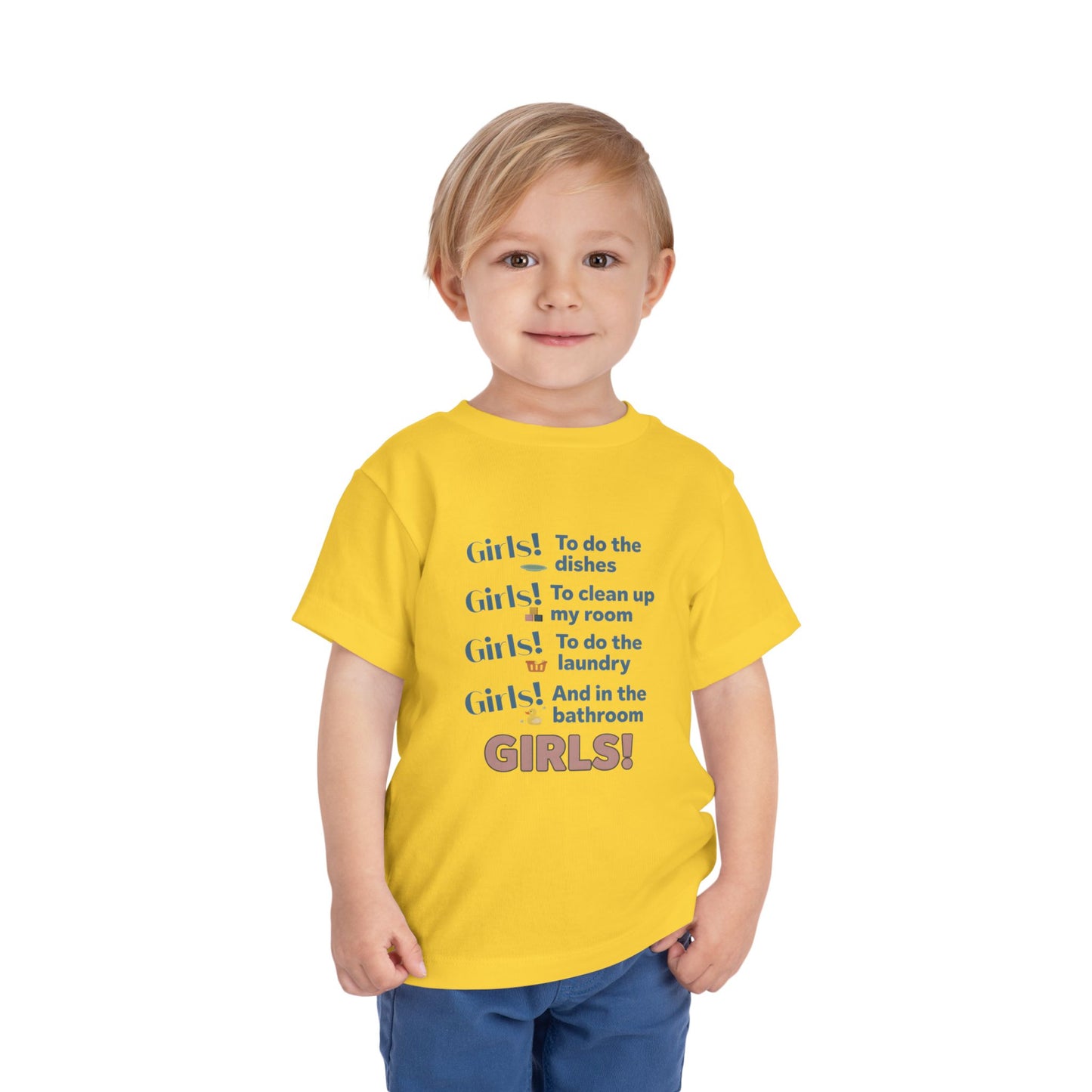 Girls- To clean up my Room- Toddler Short Sleeve Tee